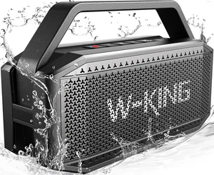 Bluetooth Speaker W-KING 60W RMS 100W Peak, Speaker Bluetooth Wireless Portable - Picture 1 of 9