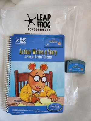 VTG LeapFrog LeapPad Leap 2 Arthur And The Lost Diary Reading Book w/ Cartridge - Image 1 of 4