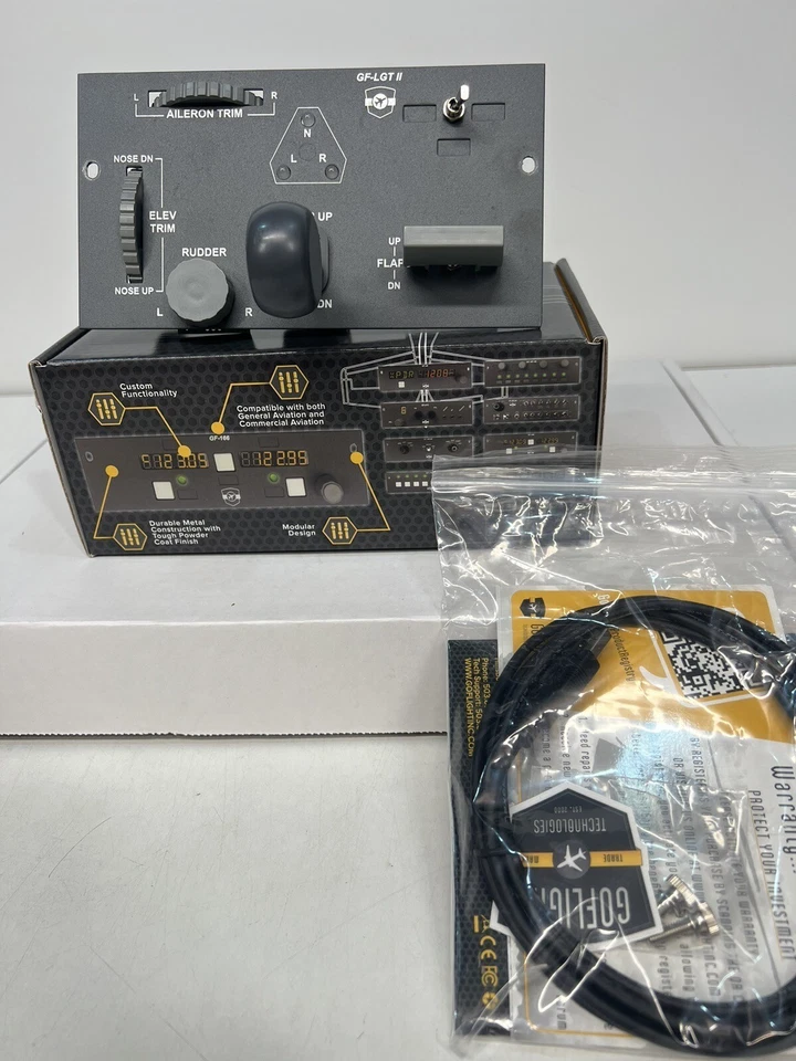GoFlight GF-LGT II Landing Gear Module Flight Simulator Controller NEW OLD STOCK - Image 1 of 4