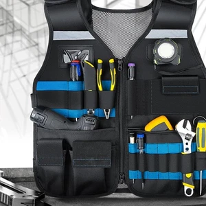 Electrician Carpenter Framer Plumber Craftman Construction Tool Vest Bag Etc * - Picture 1 of 14