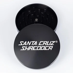 Jumbo Metall Kräutermühle gerändelte Oberseite für stärkeren Griff 2 Stück 4" (schwarz) - Bild 1 von 8