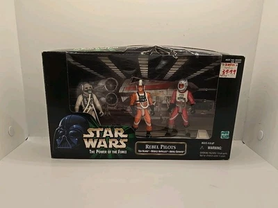 Hasbro Star Wars El Poder de la Fuerza Pilotos Rebeldes Paquete de Figuras Nuevo en Caja Foto 1 de 4