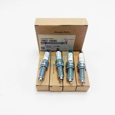 Genuine New Spark Plug 4PCS for Hyundai Genesis G70 Sonata Kia Optima 1885709085 Foto 1 de 4