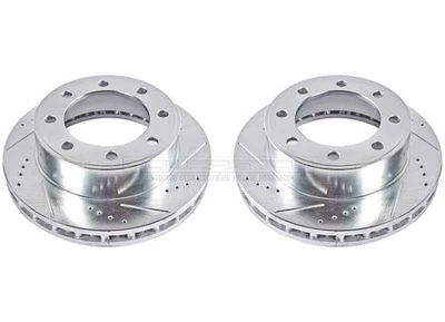 Роторы с прорезями и просверленными отверстиями PowerStop для 00-05 Ford Excursion Front Evolution - - Изображение 1 из 4
