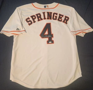 George Springer Houston Astros Autographed Jersey JSA Authenticated STICKER ONLY - Picture 1 of 3