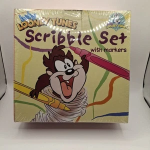 Juego de garabatos Baby Looney Tunes con marcadores y 4 marcadores de libros para colorear, sellado - Imagen 1 de 9