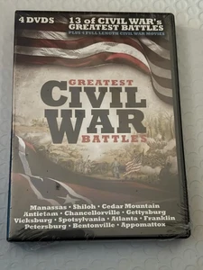 Greatest Civil War Battles (4 DVD Set), New DVD, , - Foto 1 di 1