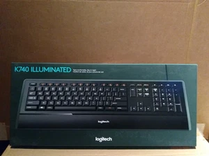 Brand new & sealed, Logitech Illuminated Ultrathin Keyboard K740 (920-000914) - Picture 1 of 6