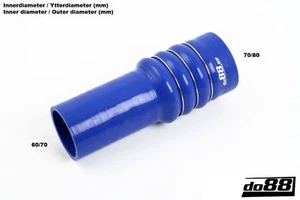 Audi S4/S6 C4 AAN, Ingresso intercooler tubo di DO88 in blu o nero - Foto 1 di 2
