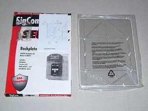 SigCom Sentry Station Cover Backplate Kit ST-BKP01 - Picture 1 of 1