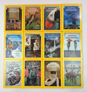 National Geographic 1979 Originals Full Set Jan-Dec Vol. 155 # 1 - Vol. 156 #6 - Picture 1 of 13