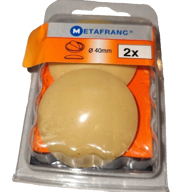 Anschlagpuffer Wandpuffer selbstklebend Kunststoff beige Stoßschutz 40 mm - Bild 1 von 1