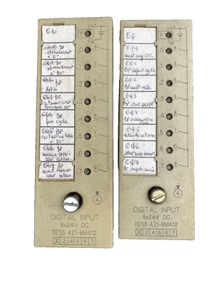 2 pz SIEMENS SIMATIC S5 6ES5421-8MA12 - Immagine 1 di 3