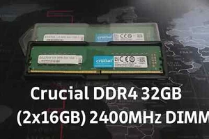 Crucial DDR4 32GB (2x16GB) 2400MHz DIMM – PC Arbeitsspeicher (Gebraucht) - Bild 1 von 4