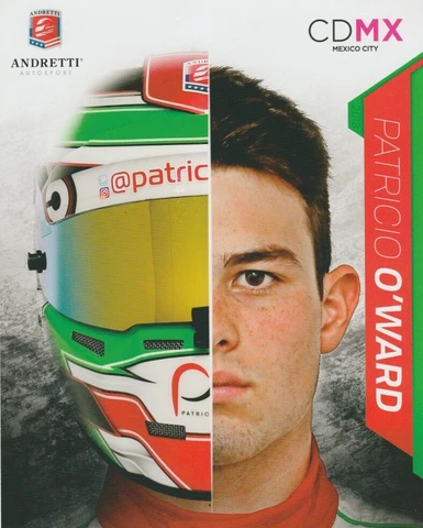 2018 Pato O'Ward CDMX Mazda Dallara MRTI Indy Lights Hero Card Cover