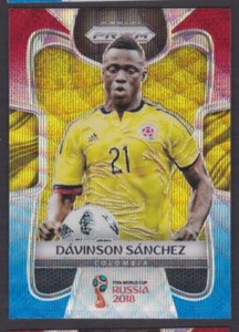 Panini Prizm 2018 Copa Mundial de Fútbol Red Blue Wave Davinson Sanchez Colombia #40 - Imagen 1 de 2
