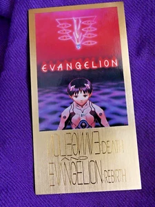 🔥 Evangelion BANDAI Muerte y Renacimiento TARJETA ESPECIAL JAPONESA SP1 ANIME 🚚 UK - Imagen 1 de 4