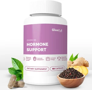 Gleefull over 30 Hormone Support - Menopause Supplements for Women - Hormone Bal - Picture 1 of 8