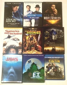 War Of The Worlds, Transformers, E.T., Goonies... Steven Spielberg 9 DVD Lot - Picture 1 of 9