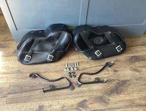 1994-2003 OEM Harley-Davidson XL Sportster Leather Saddlebags 91222-97 - Picture 1 of 22