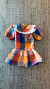 Sindy 1984 Checkmate Dress Orange Plaid Pedigree 43007 P28 - Picture 1 of 2