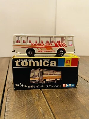 Tomica Rainbow Skeleton Bus #41, 1/116 Scale - Image 1 of 2