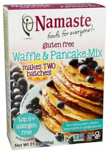 Namaste Foods Gluten Free Waffle And Pancake Mix 21 Oz Pack Of 1 - Picture 1 of 5