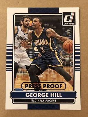 2014-15 Donruss Press Proof Blue #72 George Hill 61/99!! Basketball Card - Image 1 of 2