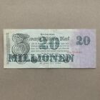 New Listing1923 Germany 20 Million Marks Post Wwi Berlin Paper Money Banknote Currency