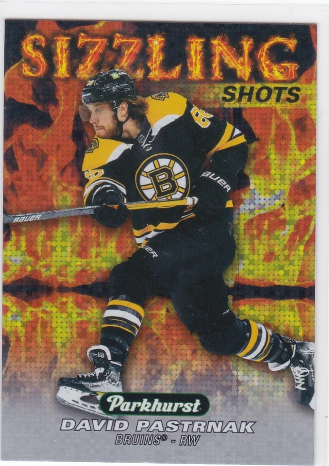 2022/23 PARKHURST..DAVID PASTRNAK..SIZZLING SHOTS..CARD # SS-12..BRUINS - Imagem 1 de 1