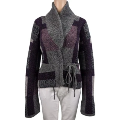 Sarah Pacini Sweater Cropped Superkid Mohair Merino Wool Women's Size OS — 第 1/4 张图片