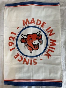 Coucke La French Vache Qui Rit Cheese Cow Tea Towel Made In Milk 1921 - Picture 1 of 5