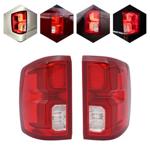 For 2016-2018 Chevy Silverado 1500 LTZ LED Tail Lights Assembly Driver+Passenger - Picture 1 of 17
