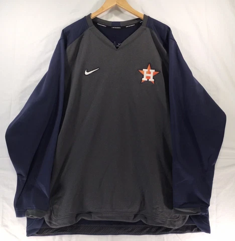 Houston Astros Nike Baseball Long Sleeve Sweater Top Size 3XL MSRP $90  NWT MLB Cover