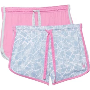 Spyder Sleepwear Short 2-Pack Pink/Blue Print Big Girls size L 14/16 - Picture 1 of 10