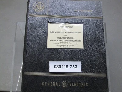 GE Mark V NPC OM4 Omnimil Electric Equipment Manual GEI-74853  - Image 1 of 4