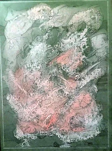 Original art pastel , pencil drawing- Frothy Times - Picture 1 of 1