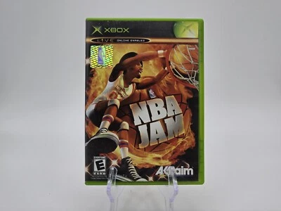 XBOX NBA JAM Microsoft Xbox 2003 CIB Complete Tested And Working  - Image 1 of 4
