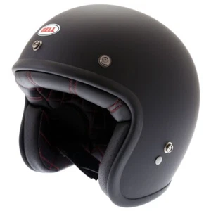 Bell Custom 500 Open-Face Motorcycle Helmet Matt Black - Picture 1 of 6