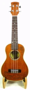 Alulu solid mahogany concert ukulele,laser Hawaii girl HU712 no case no bag - Picture 1 of 5
