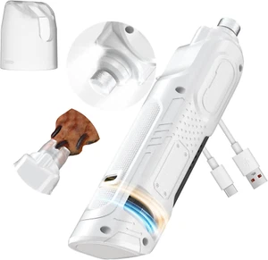 Dog Nail Grinder, 6-Speed Dog Nail Trimmer with 2 LED Lights, Pet Nail Grinder Q - Picture 1 of 6