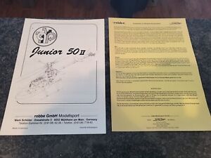 Robbe Schluter Junior 50ii Service Brochure Manual