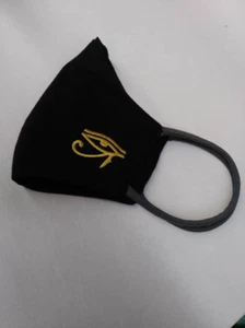 Face Mask Eye of Ra Cotton Washable Made in USA Reusable Eye of Horus Egyptian - Picture 1 of 1