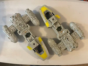 Zwei Star Wars ROTJ, 1983 Kenner Y-Wing Fighter, Teile, Restaurierung oder kundenspezifischer Mod - Bild 1 von 9