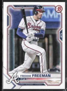 2021 Bowman #14 Freddie Freeman Atlanta Braves