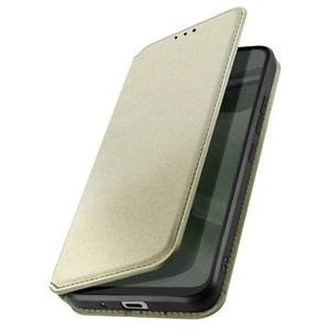 Flip Case for Xiaomi Mi A2 Lite Magnetic Card Holder and Video Support Gold - Picture 1 of 5