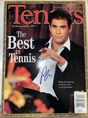 Pete Sampras Signed Tennis Magazine with JSA COA (AS83763) - Image 1 of 4