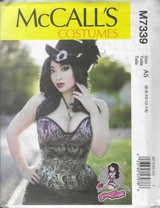 McCalls #7339 Sewing Pattern ~ Corsette Yaya Han Costume Sz 6 8 10 12 14 NEW - Picture 1 of 2