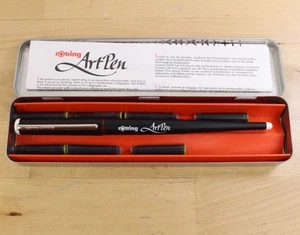 Rotring German Art Pens Tin Cases & Cartridges - Picture 1 of 6