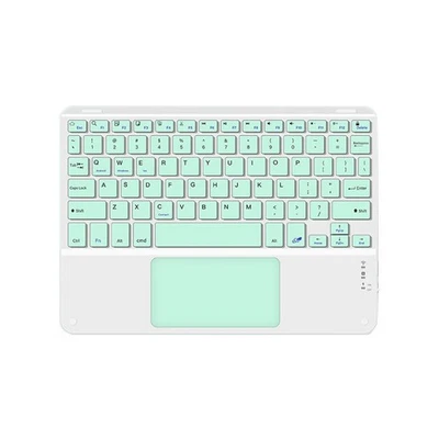 Tastiera Bluetooth touchpad 10 pollici compatibile con, iPadOS, verde R4L78744 - Immagine 1 di 4